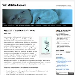 About Vein of Galen Malformation (VGM)