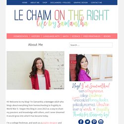 About Me – Le Chaim on the Right