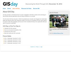 About the GIS Day Mission