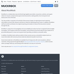 About MuckRock
