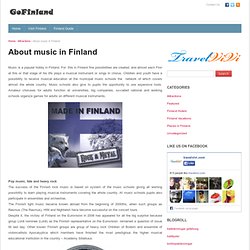About music in Finland