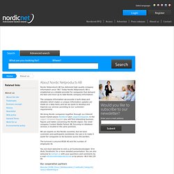 About Nordic Netproducts AB