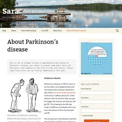 About Parkinson’s disease