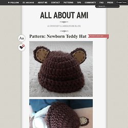Pattern: Newborn Teddy Hat