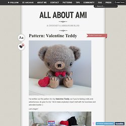 Valentine Teddy - Amigurumi Patterns.net