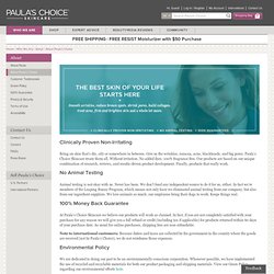 Why Paula' s Choice: Cosmetics Cop: Skin Care & Makeup Tips & Reviews