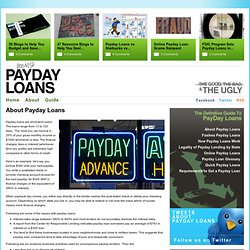 About Payday Loans