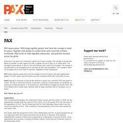 IKV Pax Christi - About us