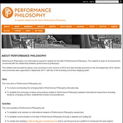 [ZZ] Performance Philosophy - Plateforme internationale