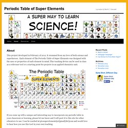 Periodic Table of Super Elements