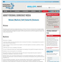 About Personal Democracy Media