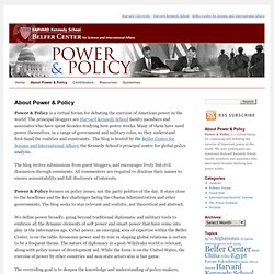 About Power & Policy