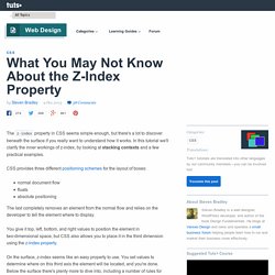 What You May Not Know About the Z-Index Property