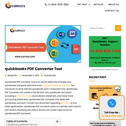 All About QuickBooks PDF Converter Tool