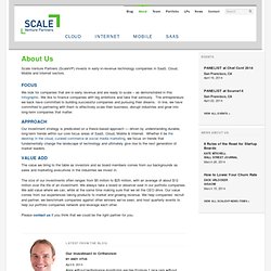 Scale Venture Partners: About Us - (Build 20100625223402)