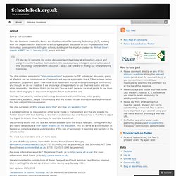 About « SchoolsTech.org.uk