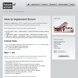 About Scrum - How to Implement Scrum - House of Scrum