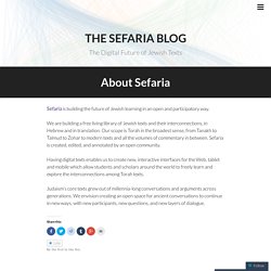 The Sefaria Blog