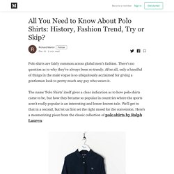 All You Need to Know About Polo Shirts