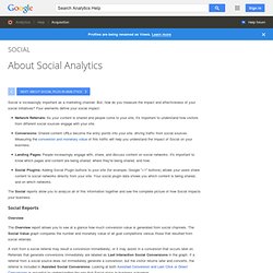 About Social Analytics - Analytics Help
