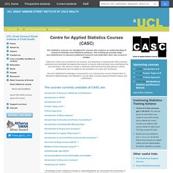 About Statistical courses