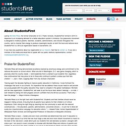 About StudentsFirst