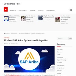 All about SAP Ariba Systems and integration – South India Post