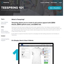 About Teespring / How it Works