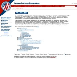 About the Federal election commission