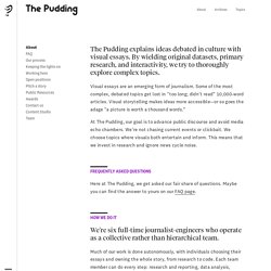 About - The Pudding