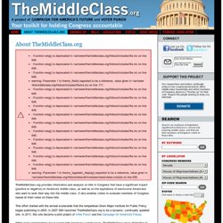 About TheMiddleClass.org
