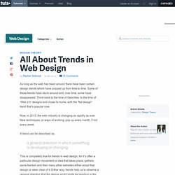 All About Trends in Web Design
