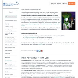 About True Health Labs