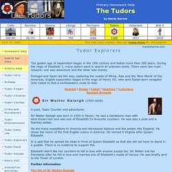 About Tudor Explorers for Kids