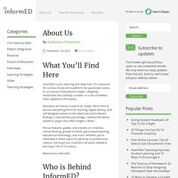 About Us - InformED
