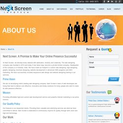 About Us - Next Screen