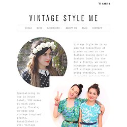 About Us - Vintage Style Me