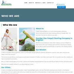 About Us - Who We Are - Carpetcleaningbrighton.com.au