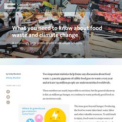 UNIVERSITYOFCALIFORNIA 09/05/17 What you need to know about food waste and climate change