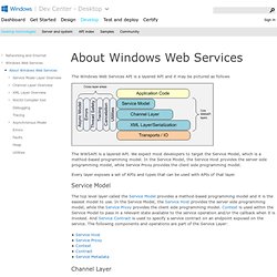About Windows Web Services