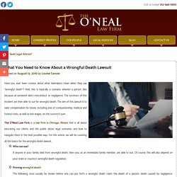 What You Need to Know About a Wrongful Death Lawsuit