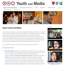 About Youth and Media