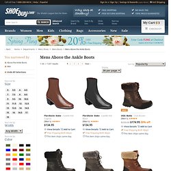 Mens Above the Ankle Boots - Shoebuy - Free Shipping & Return Shipping