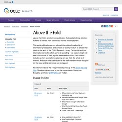 OCLC: Above the Fold