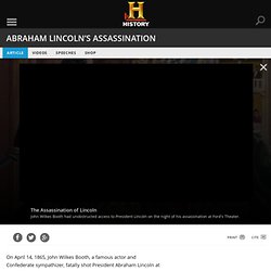 Abraham Lincoln's Assassination — History.com Articles, Video, Pictures and Facts