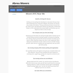 Abreu Movers NYC