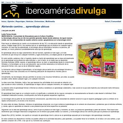 Abriendo camino… aprendizaje ubicuo