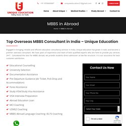 MBBS Abroad for Indian Students - Unique Education
