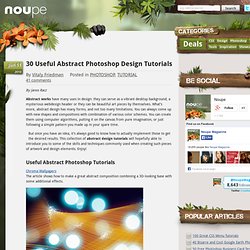 30 Useful Abstract Photoshop Design Tutorials - Noupe Design Blog