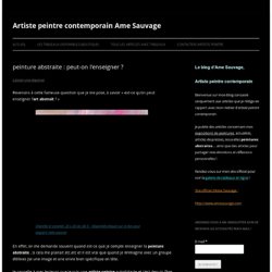 Peinture abstraite contemporaine et moderne d'artiste peintre